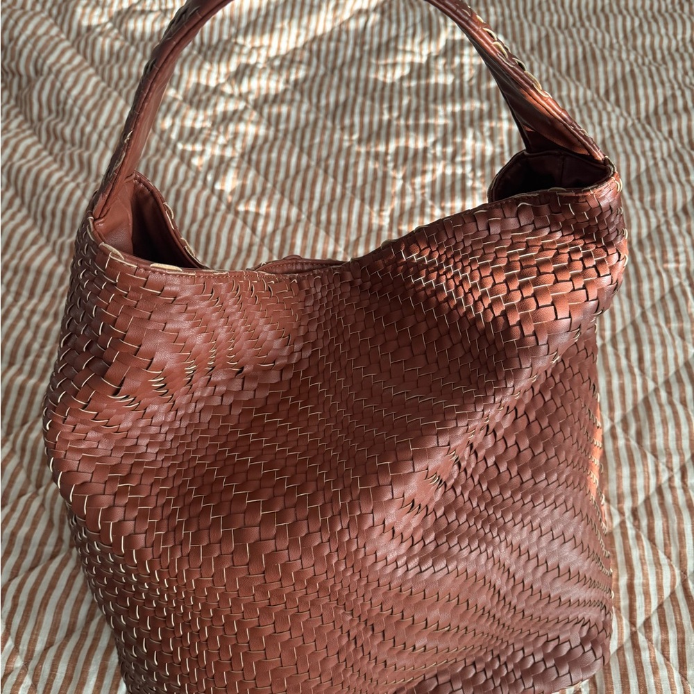 Anthropologie Textured Bag 🤎